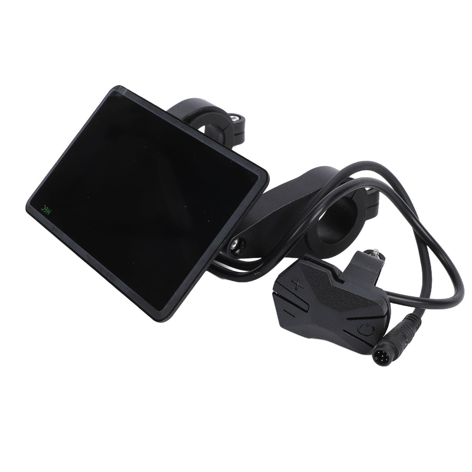 Keenso Display LCD per Bici Elettrica, Misuratore per Scooter Elettrico ABS con Connettore Impermeabile 6P, Schermo Indicatore di velocità della Batteria per Ciclisti e Pendolari in Mountain Bike