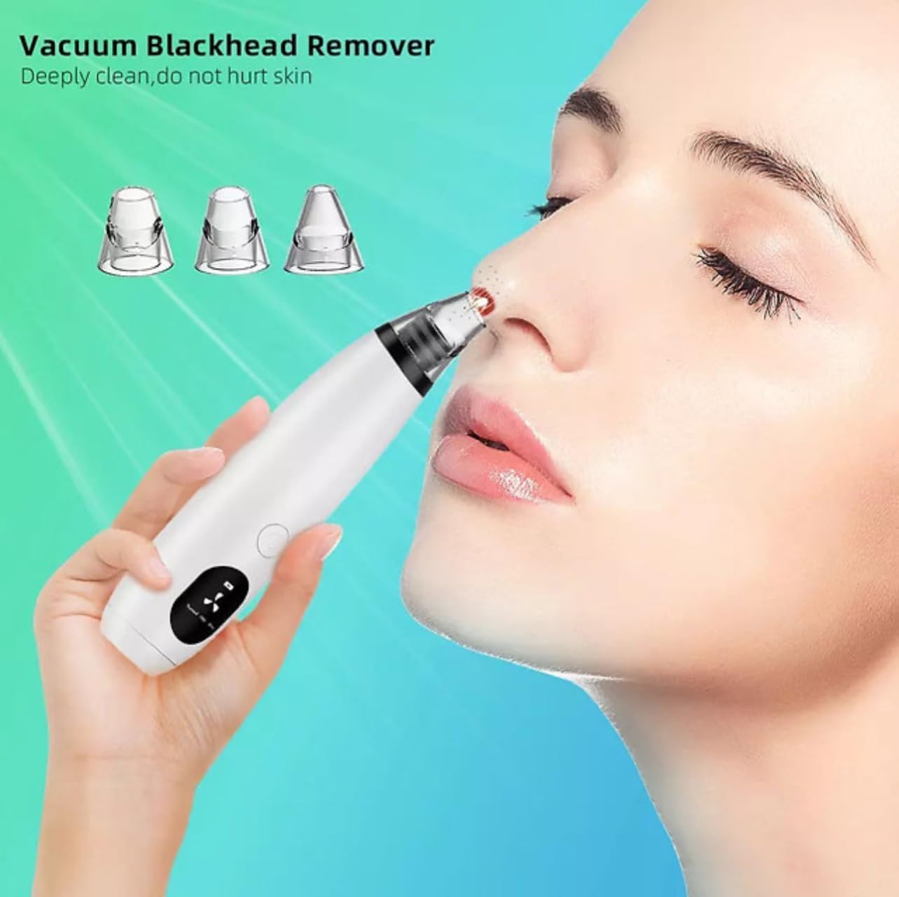 Blackhead Remover Vacuum, Pore Cleaner Tool Kit with Facial Suction