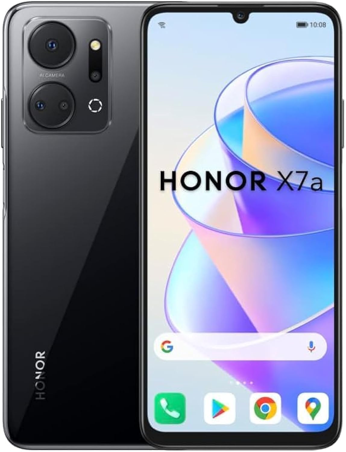 Honor X7a Dual SIM 6GB RAM 128GB 4G Midnight Black - International Version
