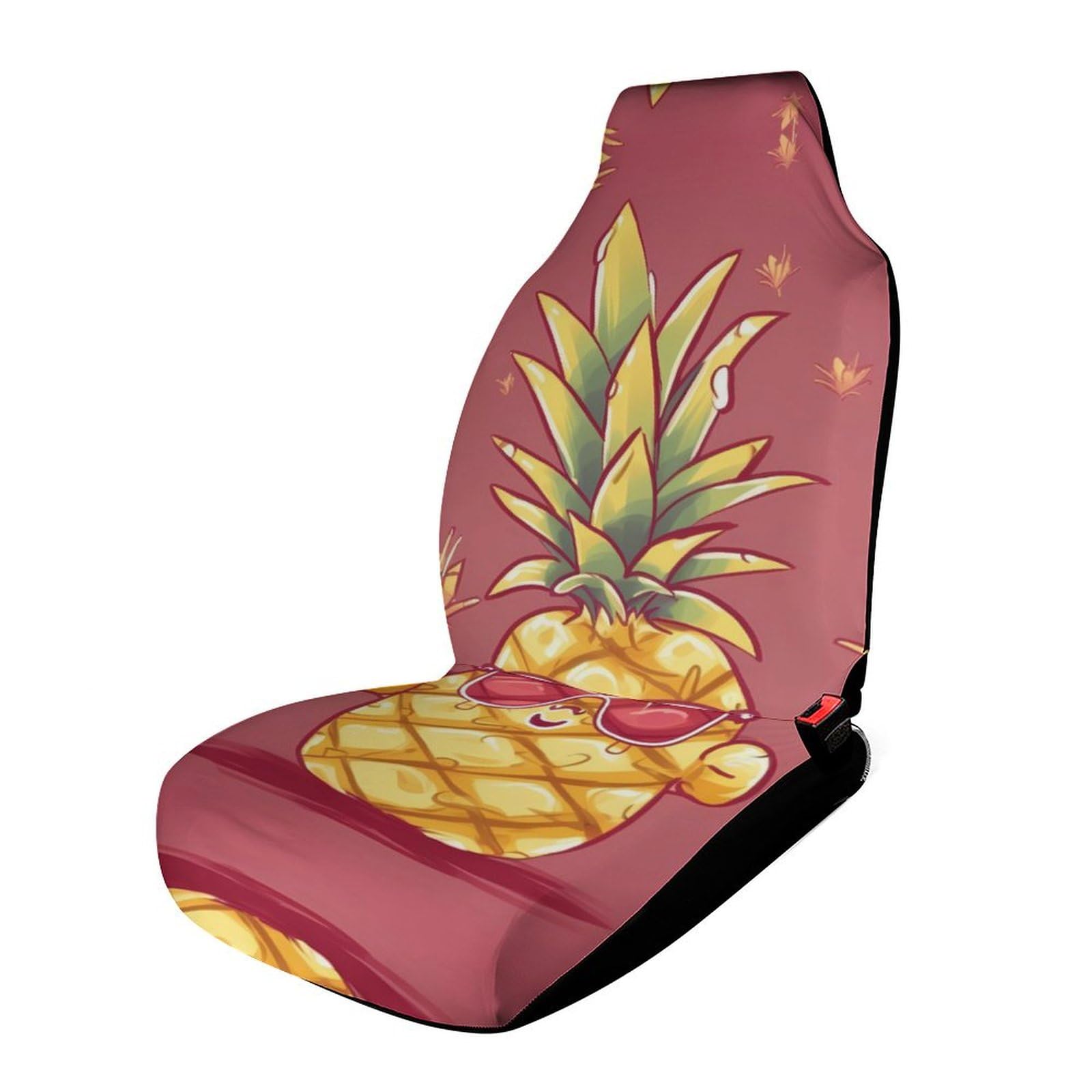 Couvre-siège auto imprimé ananas universel et extensible pour camionnette et SUV - 7