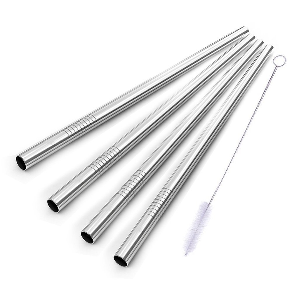 TOTAL THERMAL VISION Stainless Steel Straws for 20 oz, Set of 4 with