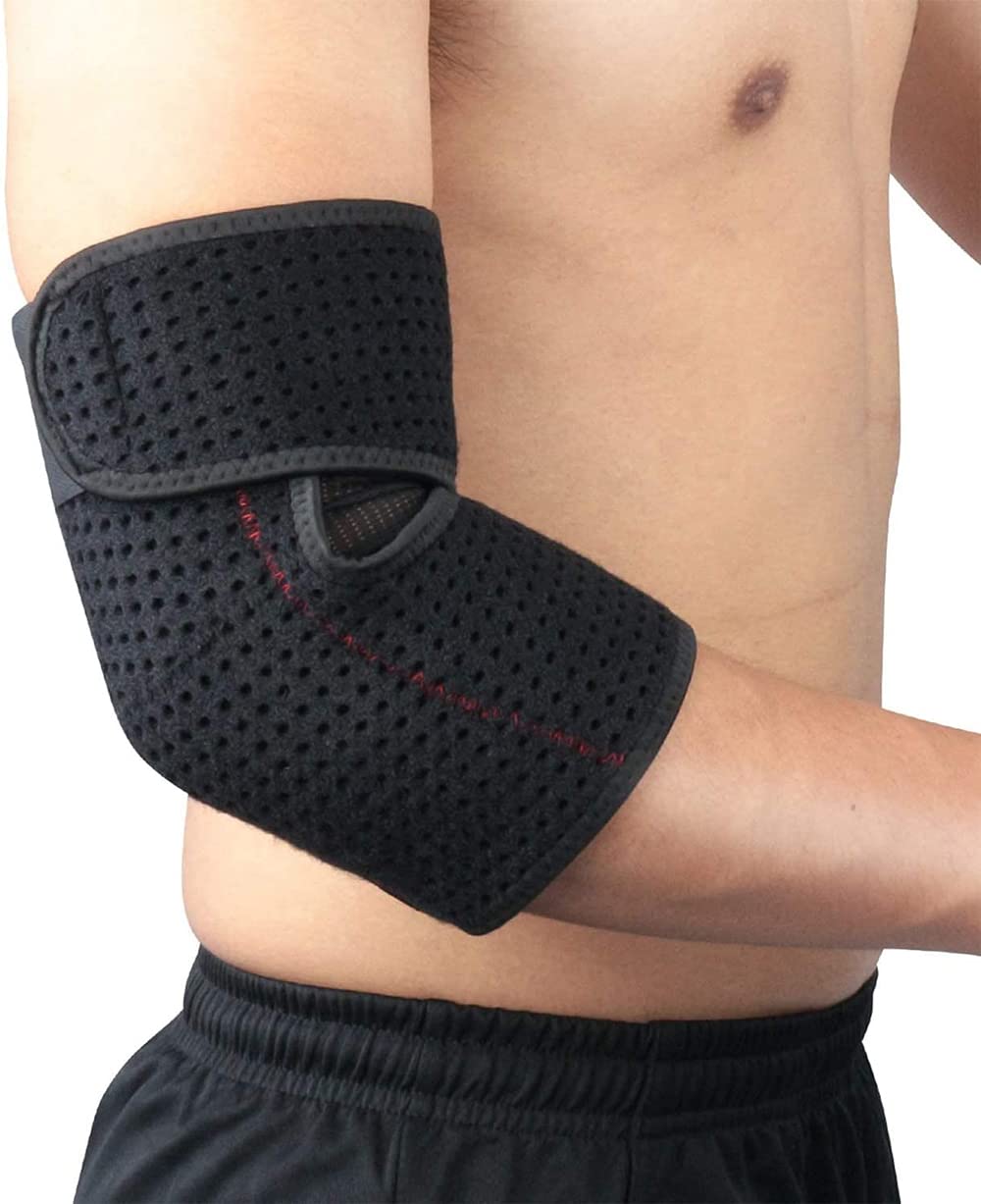 KASTWAVEElbow Support, Breathable Elbow Support Arm Brace, Tennis Support brace, Wrap for Golfers, Sports Injury Rehabilitation & Protection Against Reinjury, Arthritic Pain Relief