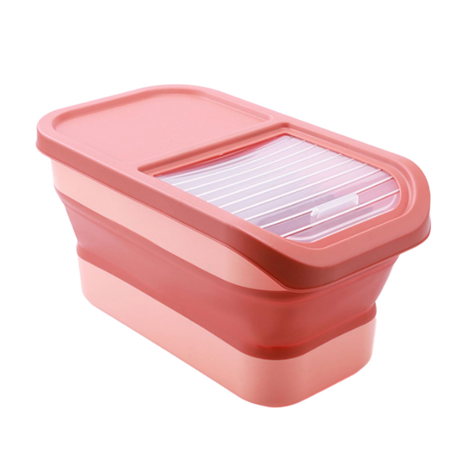 Hsioluted Food Storage Container Foldable Airtight Sealing Box with Lid Practical Dog Snacks Organizer Kitchenwares Food Storage Container