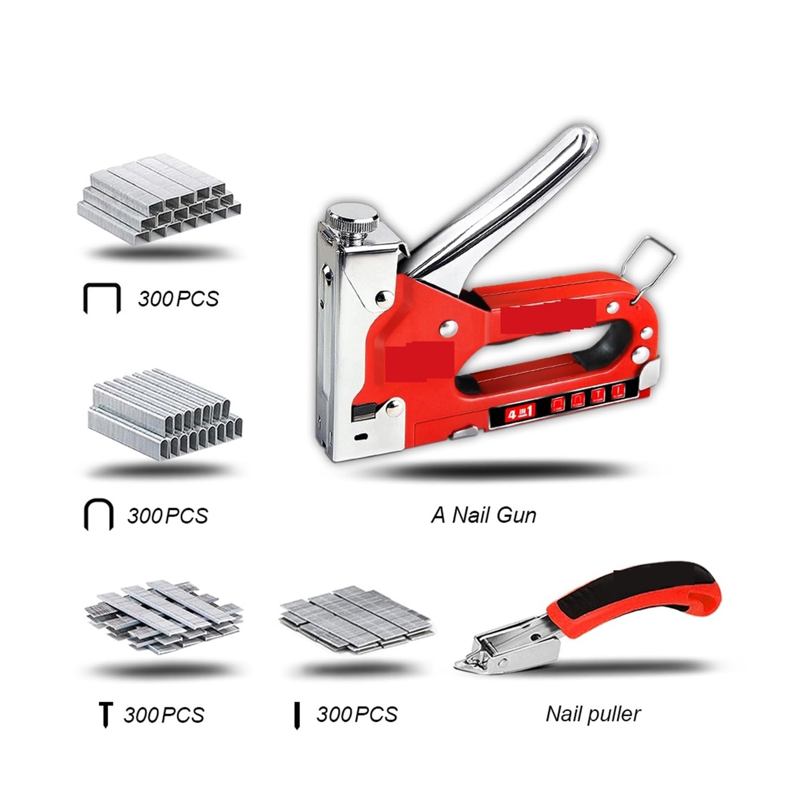 Zszywacz Meble Z Nitownicą Ciężka Konstrukcja Pistoletu Do Zszywania Drewniana Stal Nierdzewna Metalowe Narzędzia Ręczne Pistolet Do Gwoździ Narzędzia Do Obróbki Drewna Do mocowania materiałów, dekora