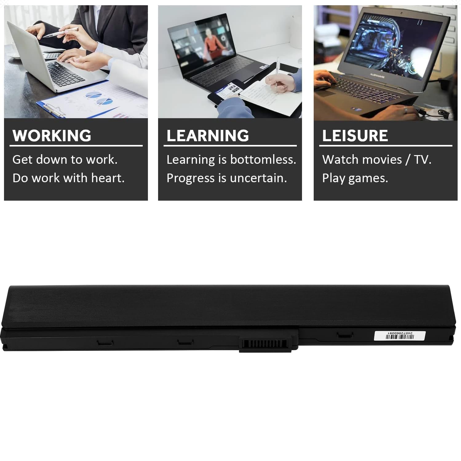 Batteria Per Laptop Asus A32-K52 - 48Wh/4400mAh, 10.8V, Compatibile Con K52, A52, X52 E Altri Modelli - Foto 6