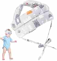 Caschetto Protezione Bambini Con Ginocchiere - Design Orecchie Da Coniglio | Taglia Regolabile 43-53cm | Ideale Per Primi Passi - Foto 6