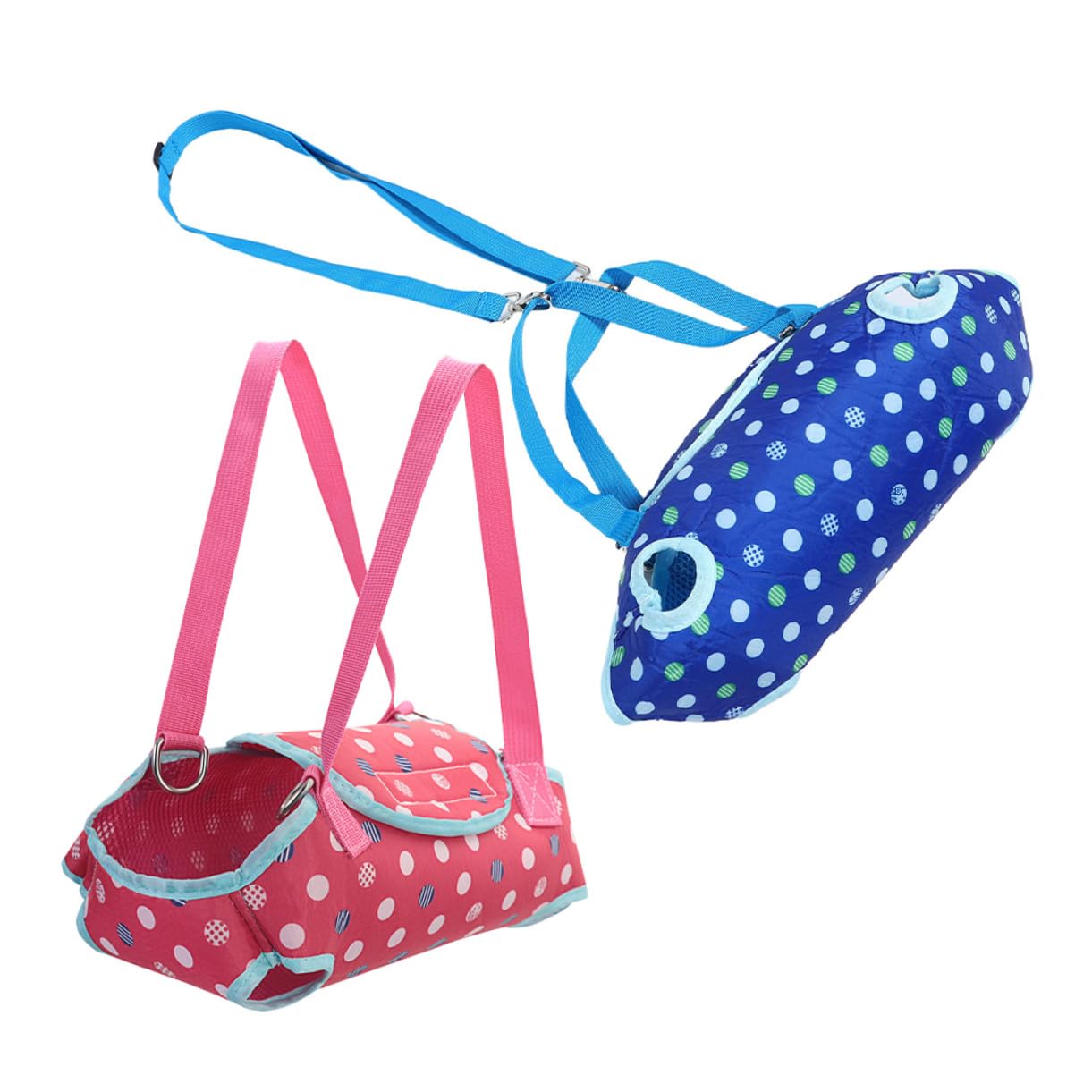 Bandolera ajustable para llevar mascotas cómodamente: pack de 2 bolsos ligeros