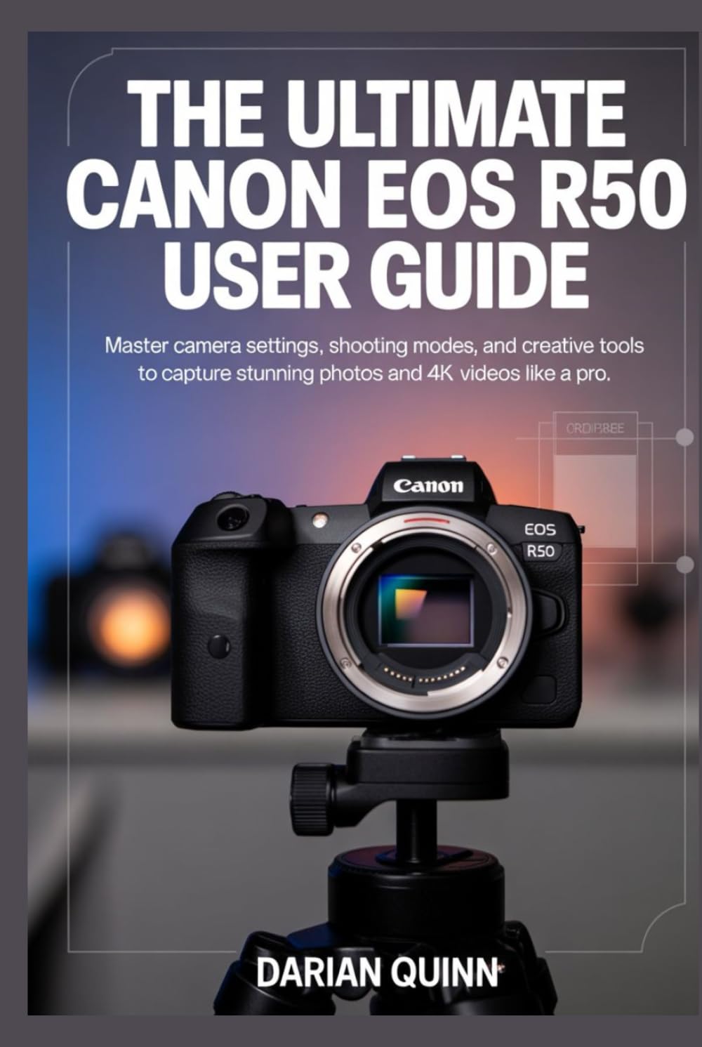 Manuel Canon EOS R50 pour éviter les photos floues en 4K