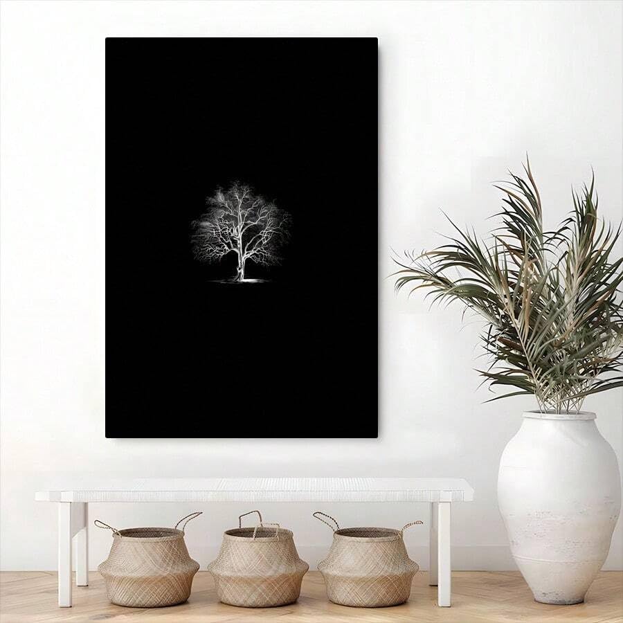 Tableau miniature d'arbre art mural moderne affiche imprimée sur toile - 3