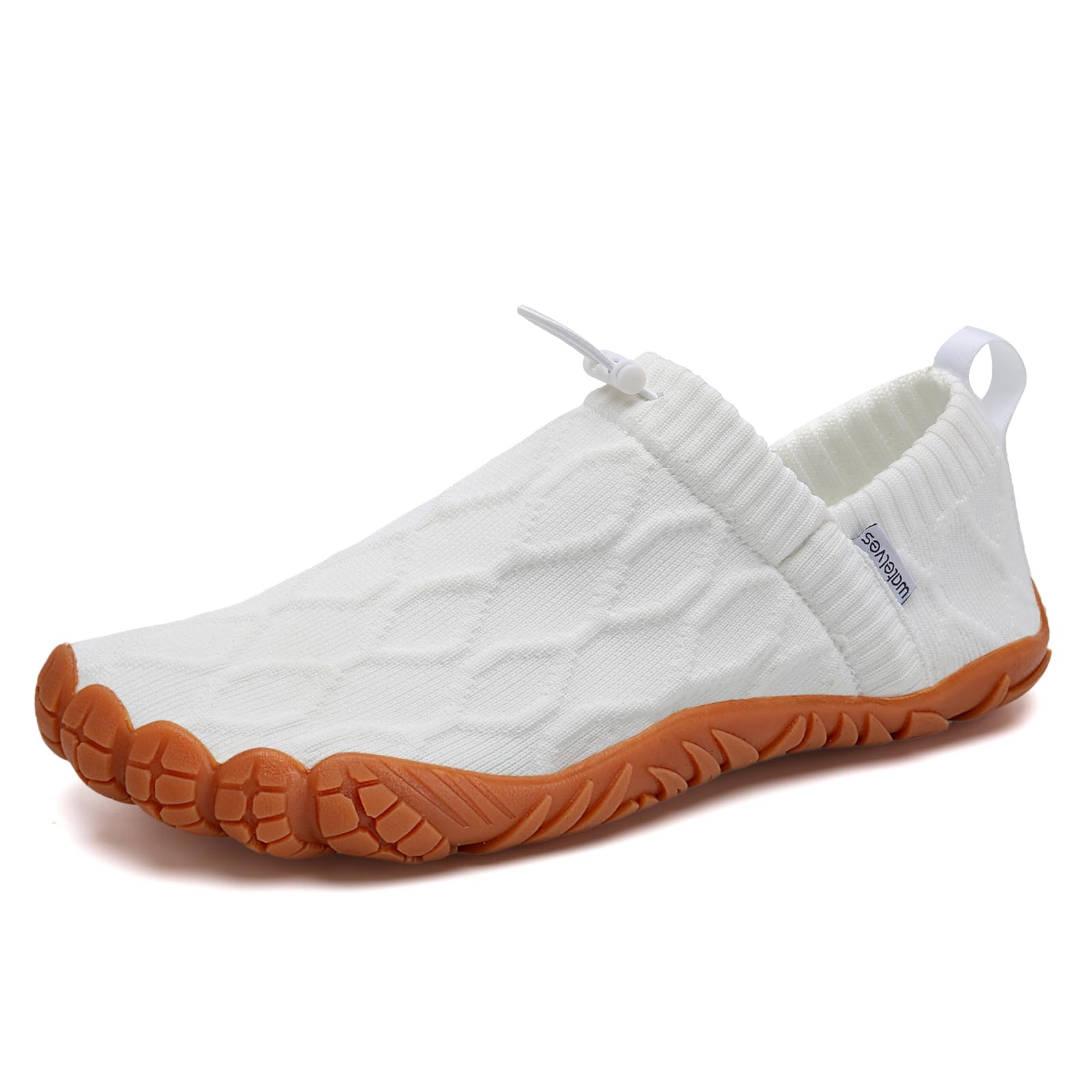 WateLves Barefoot Water Shoes Women Men Minimalist Comfortable Walking Shoes Beach Outdoor Running Sneakers (White,39)