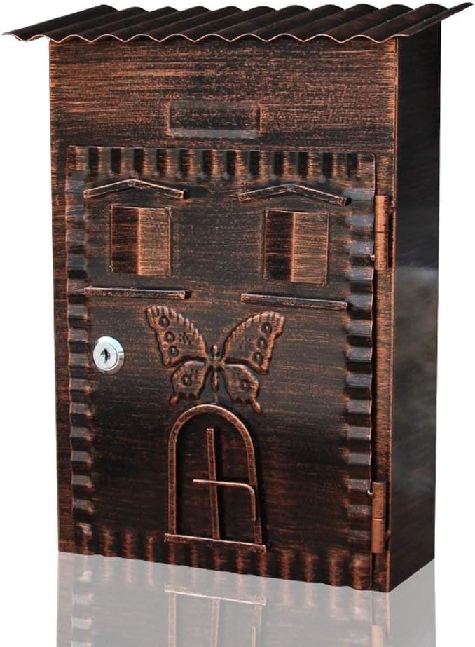 GPPZM Mailbox European Style Outside Aluminum Wall Mount