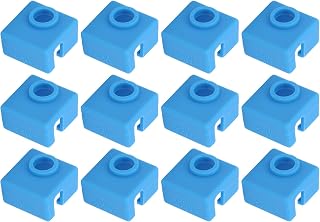 Dur¨¢vel est¨¢vel 12 pe?as bloco aquecedor de silicone meia extrusora estojo de silicone pr¨¢tico para impressora 3D MK7/8/9