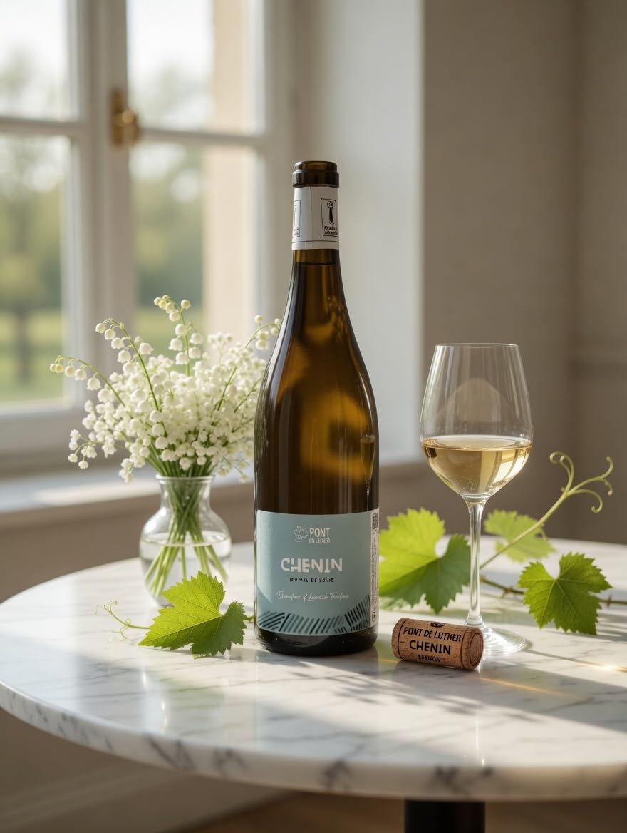 Chenin IGP Val de Loire Carton de 6 Bouteilles, Blanc Sec, Vin Blanc France, domaine du Pont de Livier
