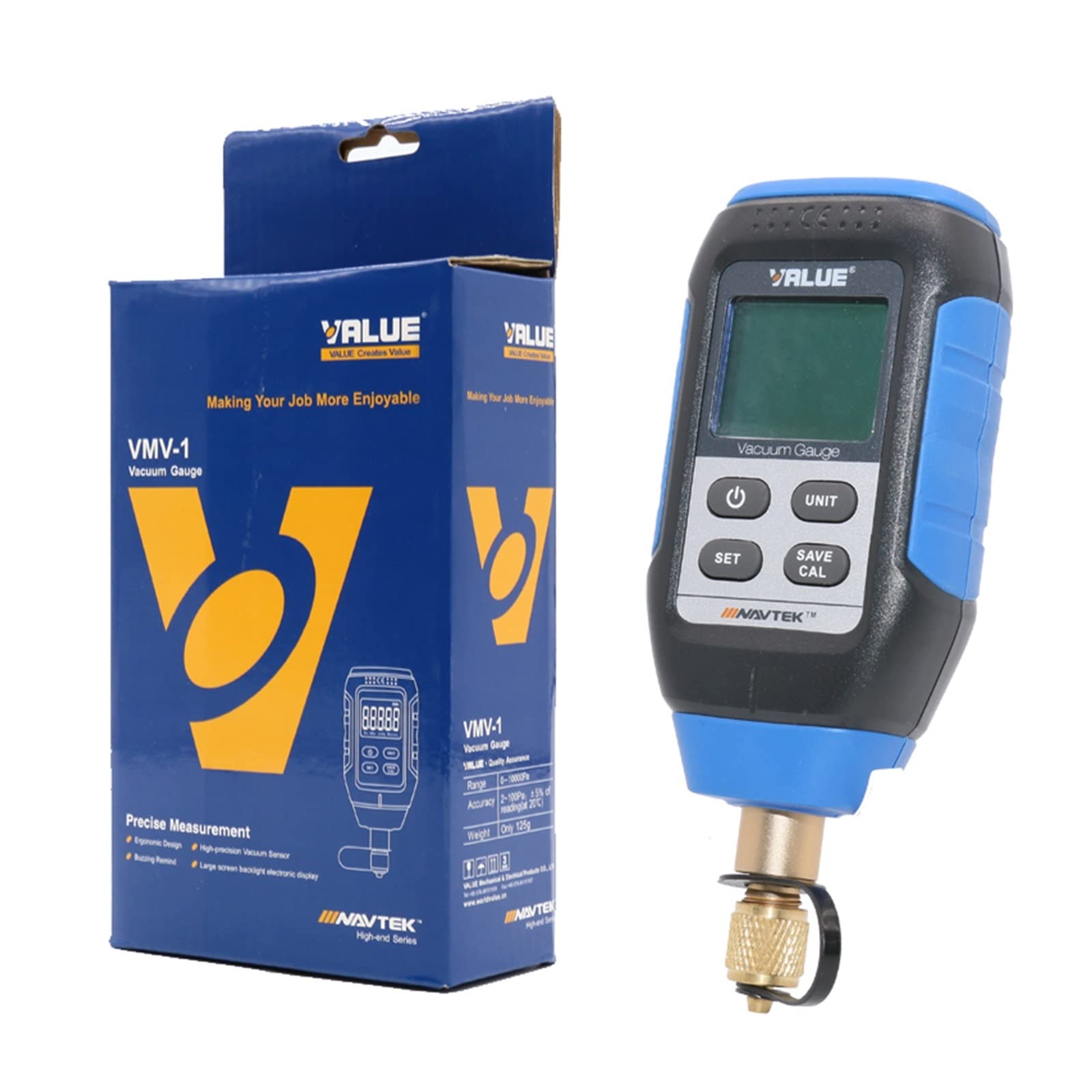 Inteligentny cyfrowy wakuometr laboratoryjny system chłodniczy kontrola próżni wakuometr VMV-1 0-10000P Efektywność