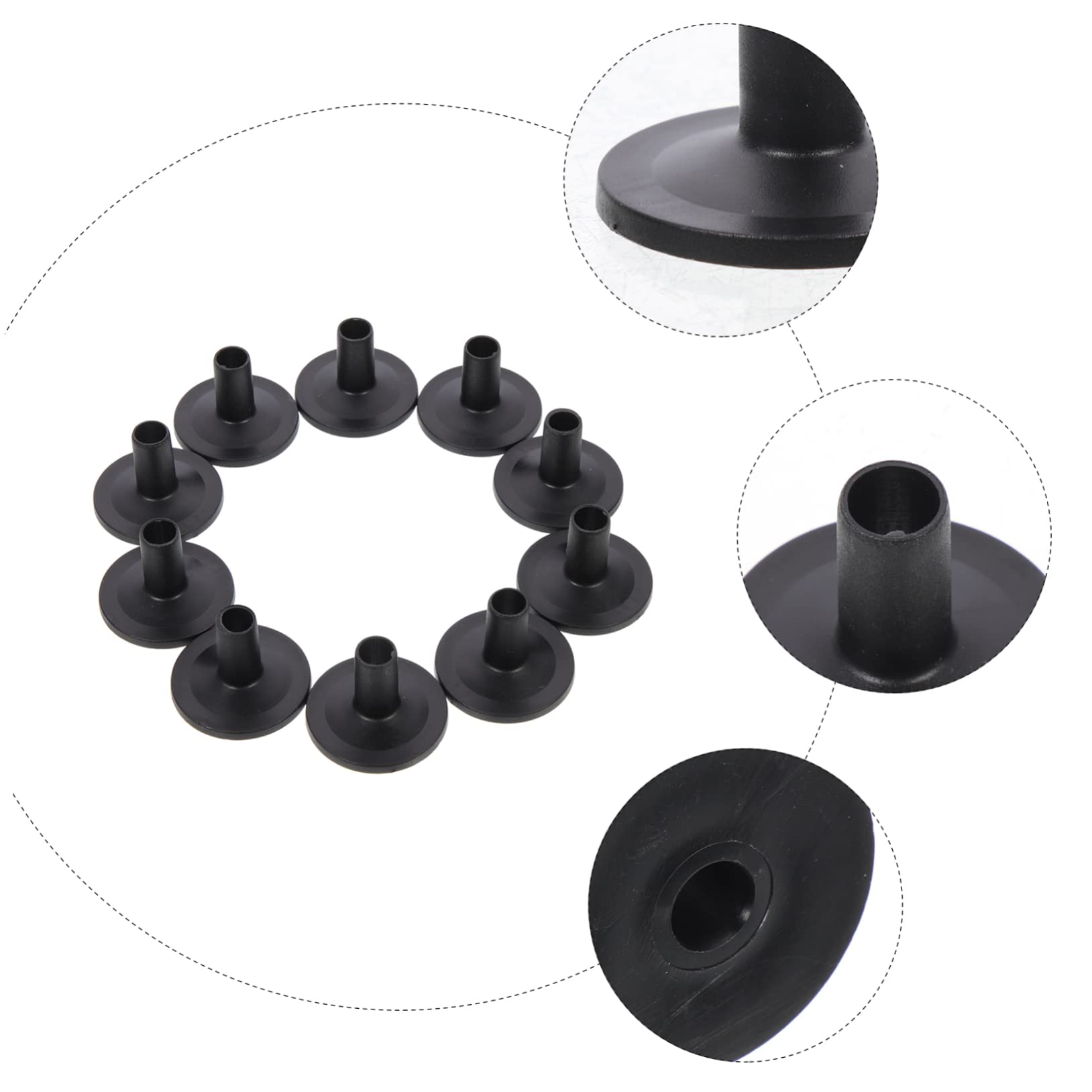 ibasenice 50pièces Manchons De Protection Pour Cymbales De Batterie Lot De Accessoires Durable Pour Instruments De Percussion Compatibles Avec Kits De Tambour Standards Et Électroniques
