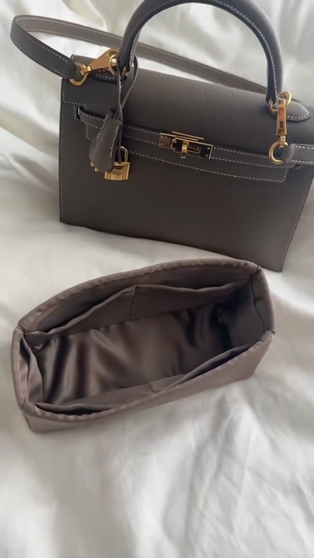 Amazon.co.jp: KINGS IN BAG サテン インナーバッグ エルメス適用