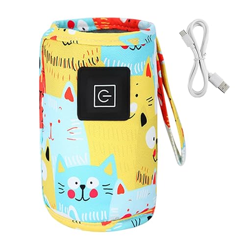Miniatura 7 de Calentador de botellas de viaje, calentador de leche USB, sistema de calefacción instantánea, calentador de temperatura constante, dispositivo