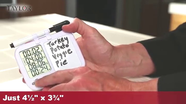 Amazon.com: Taylor 5849 Four-Event Digital Timer with Whiteboard