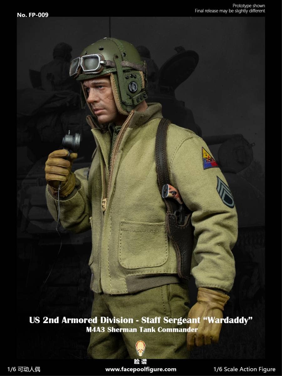 Amazon | FacePoolFigure 1/6 US 第2機甲師団 シャーマン戦車長 ウォー 