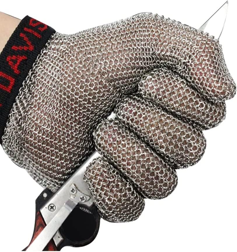 Guantes resistentes al corte para taller de maquinaria y fábrica de ropa en talla S