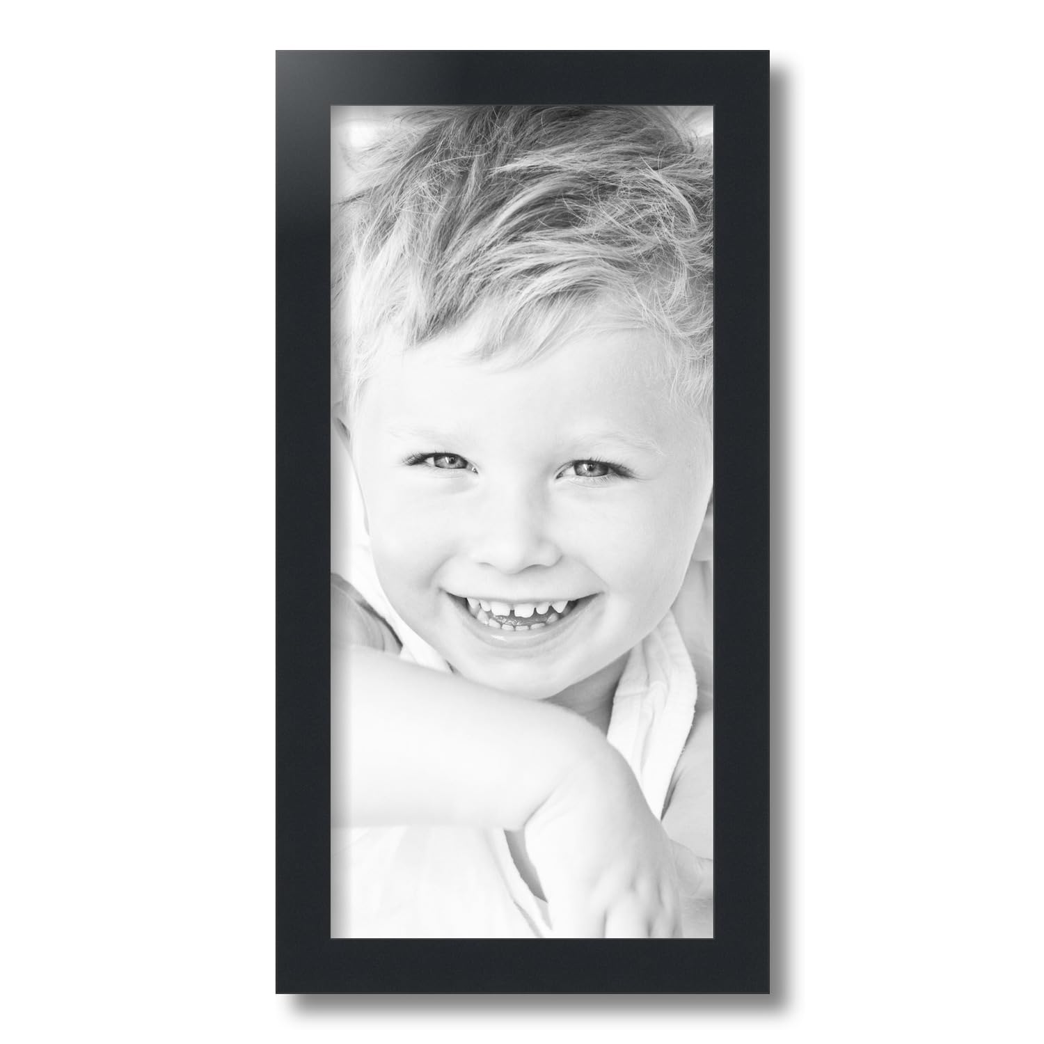 Amazon.com - ArtToFrames 9x19 inch Satin Black Picture Frame