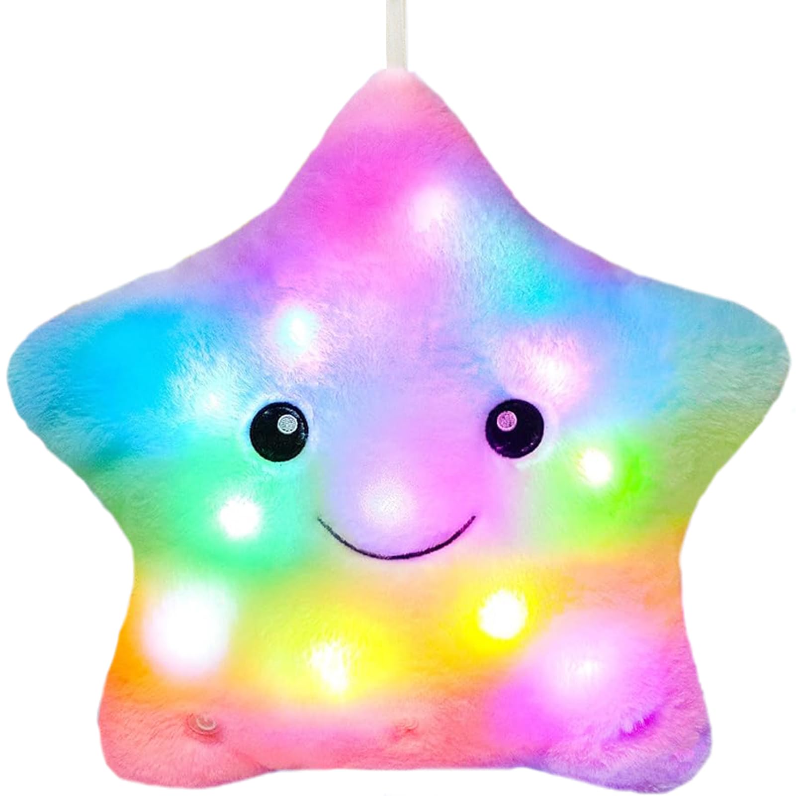 Winuoyang Sensory Toys for Autism,Sensory Lights Light Up Toys Star Teddy Sensory Light Birthday for Kids (Colorful)