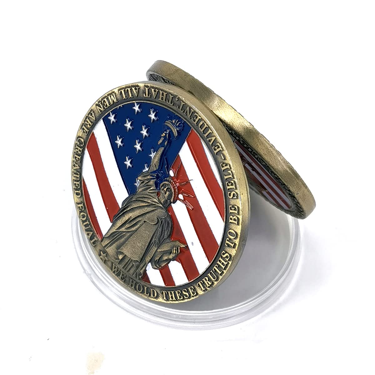 Amazon.com: Joygulls U.S. Liberty Bell Military Coin Statue of Liberty  Challenge Coin : Toys & Games