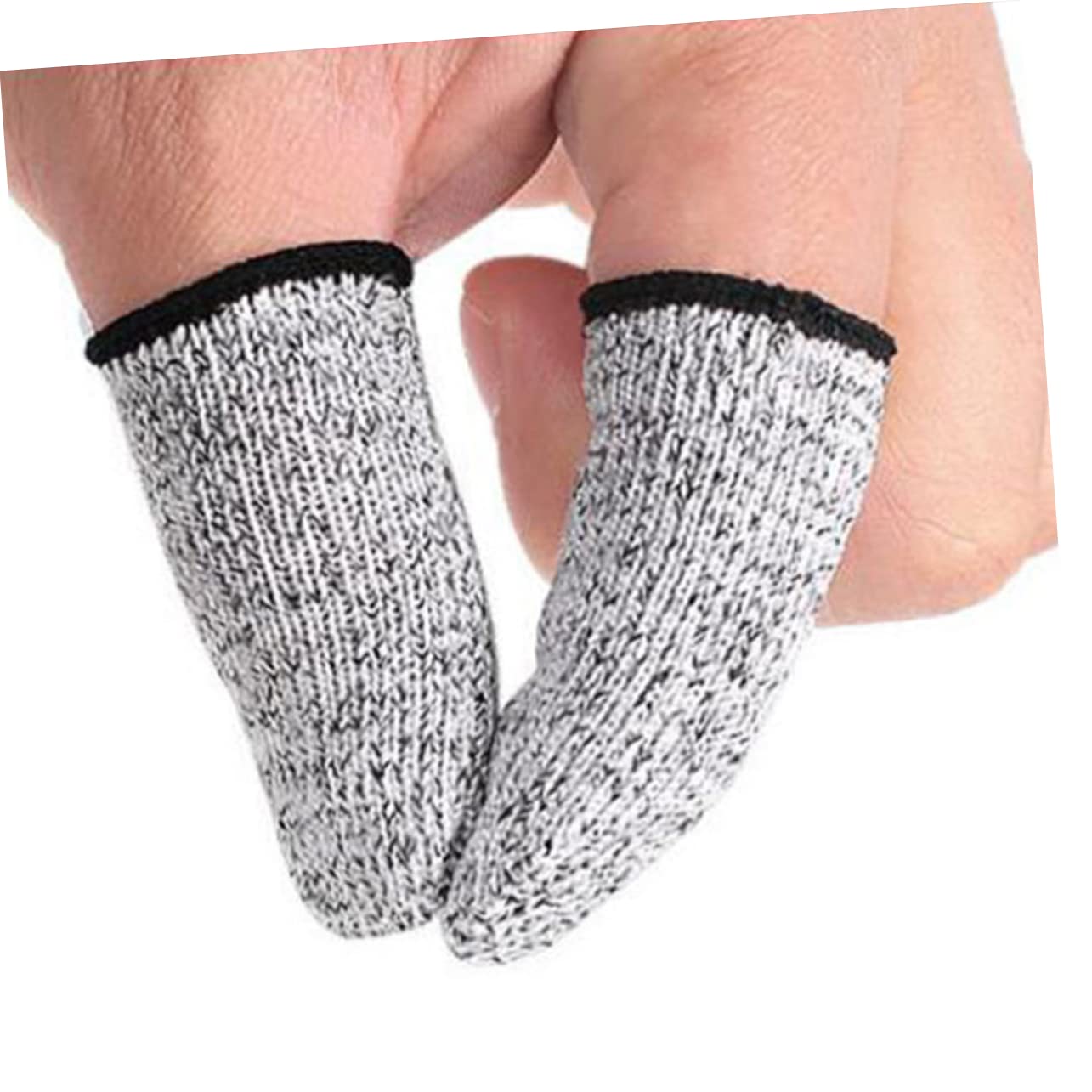 Abaodam 5sets Finger Safety Guard Kitchen Chopping Finger Covers Cut Resistant Breathable for Fingertips Protection 10pcs*5