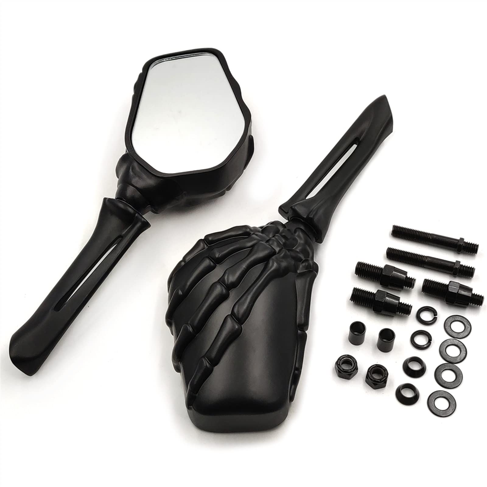 Miroir squelette main moto pour CBR 600 RR look biker sorties nocturnes