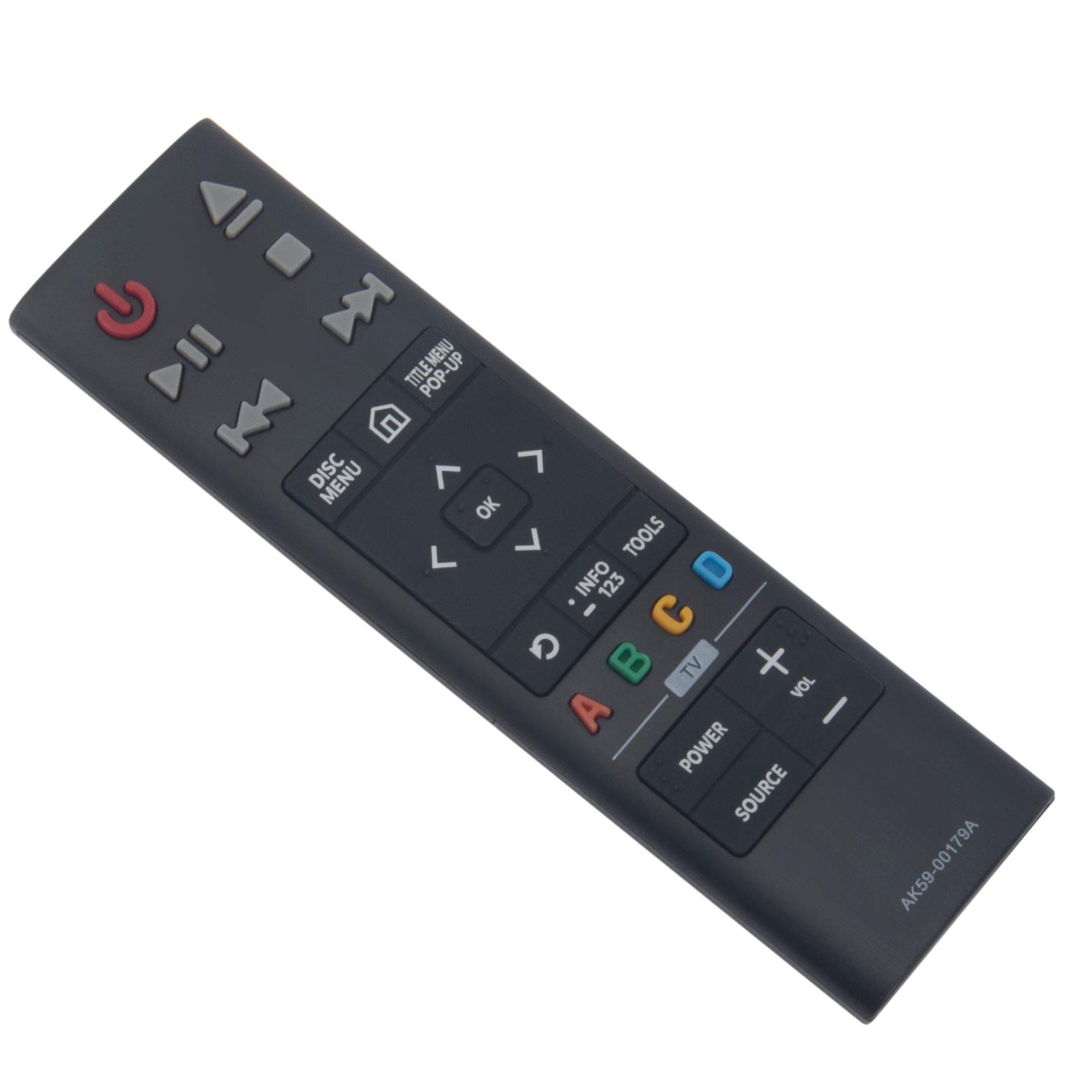 WINFLIKEAK59-00179A Remote Replacement for Samsung Blu-ray Player UBDKM85C RTAK5900179A UBD-K8500 UBD-K8500/ZA UBDK8500/ZA UBDK8500 UBDKM85C/ZA UBDKM85C UBD-KM85C UBD-KM85C/ZA AK59 00179A AK5900179A