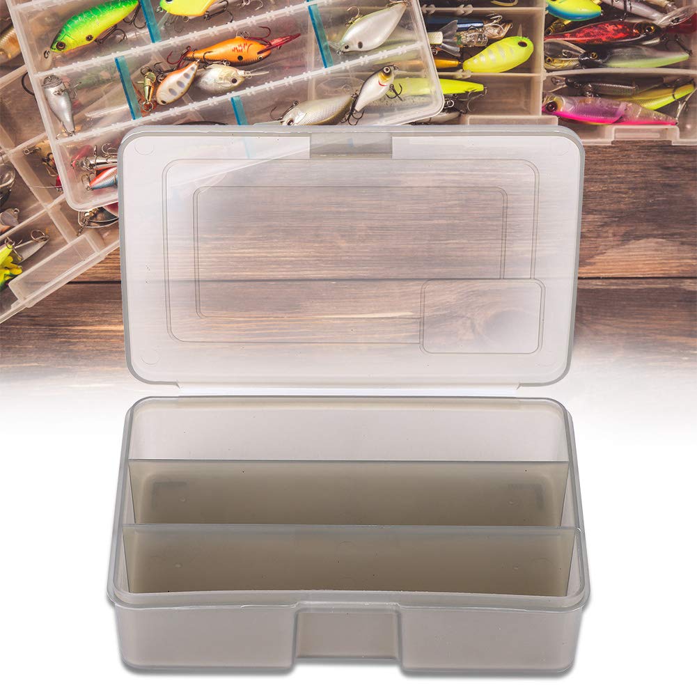 Bait 3 15×10×4 3 grids lures storage box fishing tackle container spoon hook bait tackle case