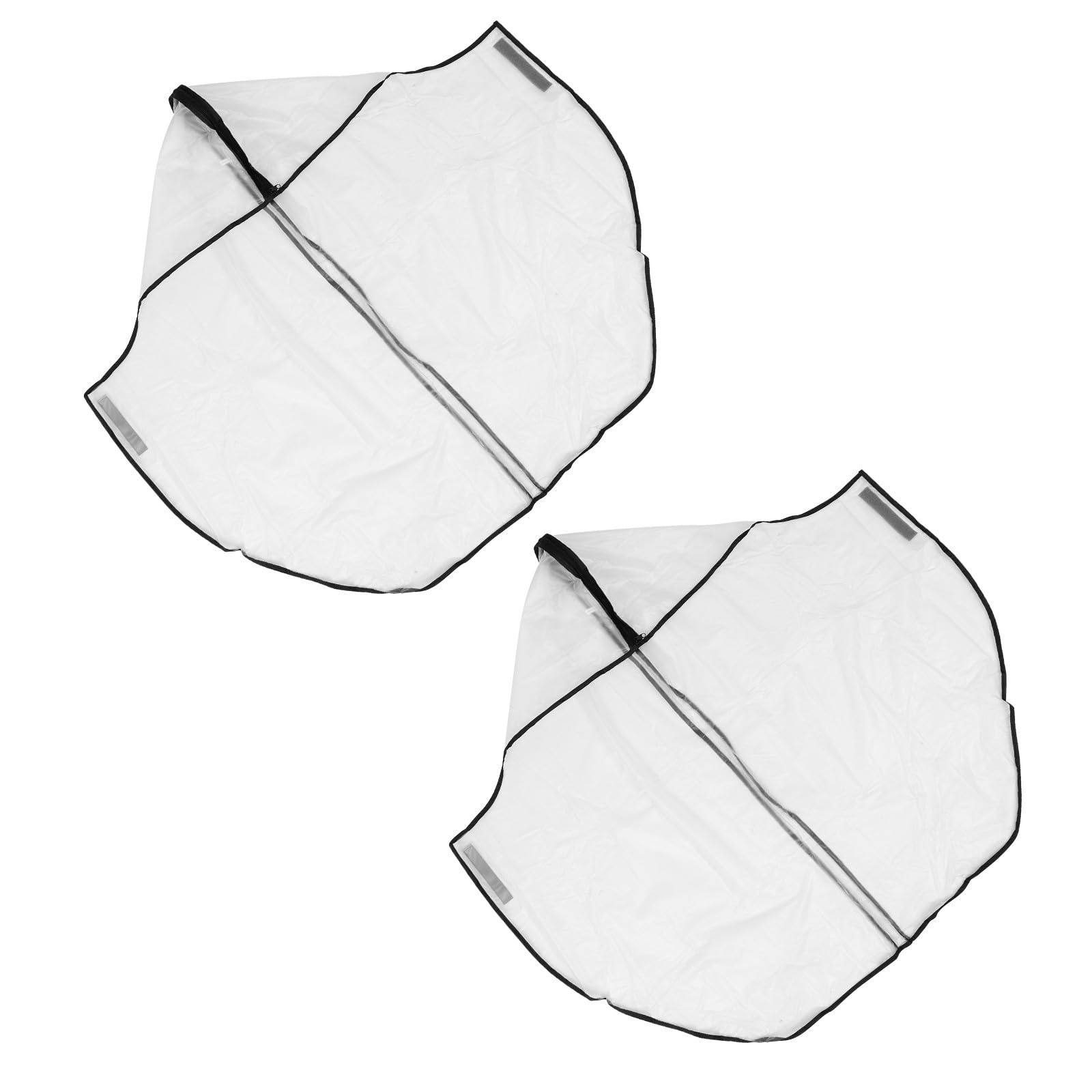 Alipis Funda Protectora para Bolsa de Golf y Palos Cierre Superior y Protección contra Polvo, Material PVC Transparente, Paquete de 2 Piezas para Uso Diario y Entrenamiento