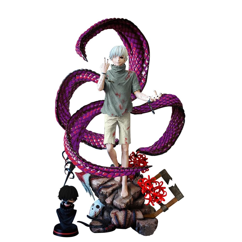 Anime Figur Modell 35cm Anime Kaneki Ken Actionfigur PVC Sammlerstück Modell Statue Desktop Dekorationen Ornamente Manga Geschenke