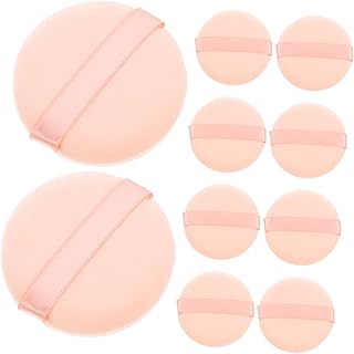 VICASKY 16pcs Loose Powder Puff Flocked Makeu...