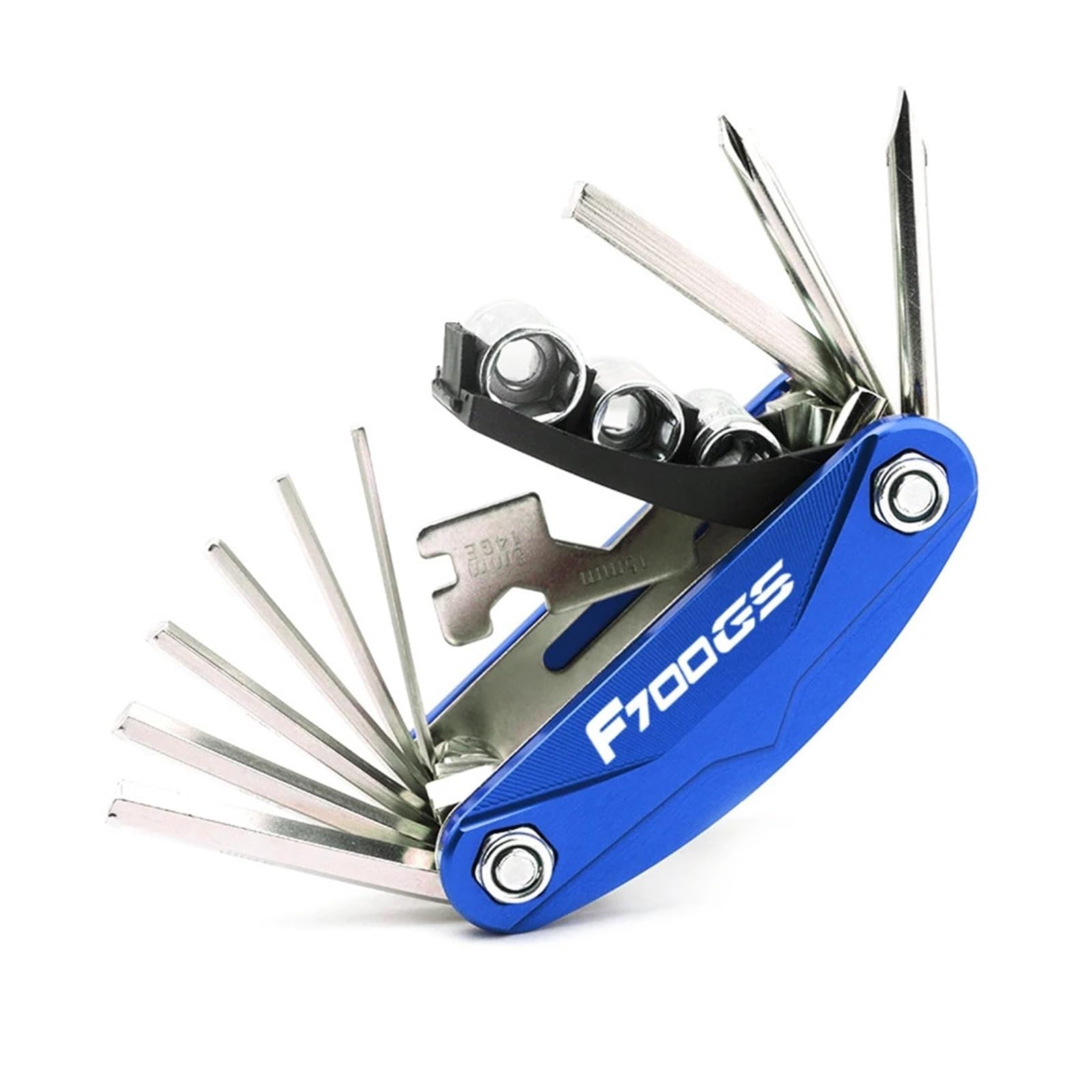 Ahnskdjl M 16 In 1 Otorcycle Tool For Bm@&W F700gs Accessories Otorcycle 16 Functions Screwdriver Set(M)