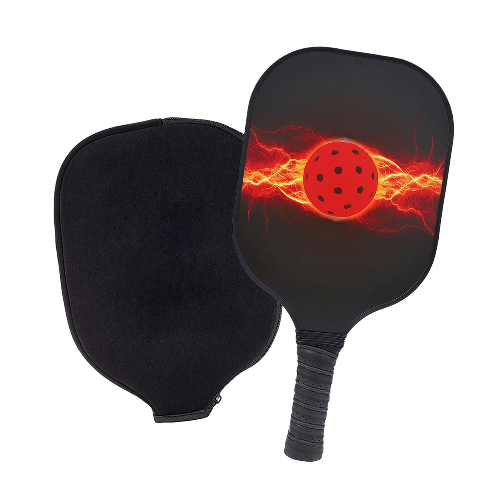 MERISHOPP Pickleball Racket with Comfort Grip Lightweight Pickleball Equipment and Carry Bag Red|Sporting Goods|Tennis & Racquet Sports|Tennis|Racquets-image-8