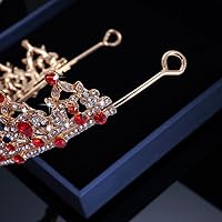 Vista 196 de Kamirola - Corona de reina y tiaras corona de princesa para mujeres y niñas, diademas de cristal para novia, princesa para bodas y fiestas (01)