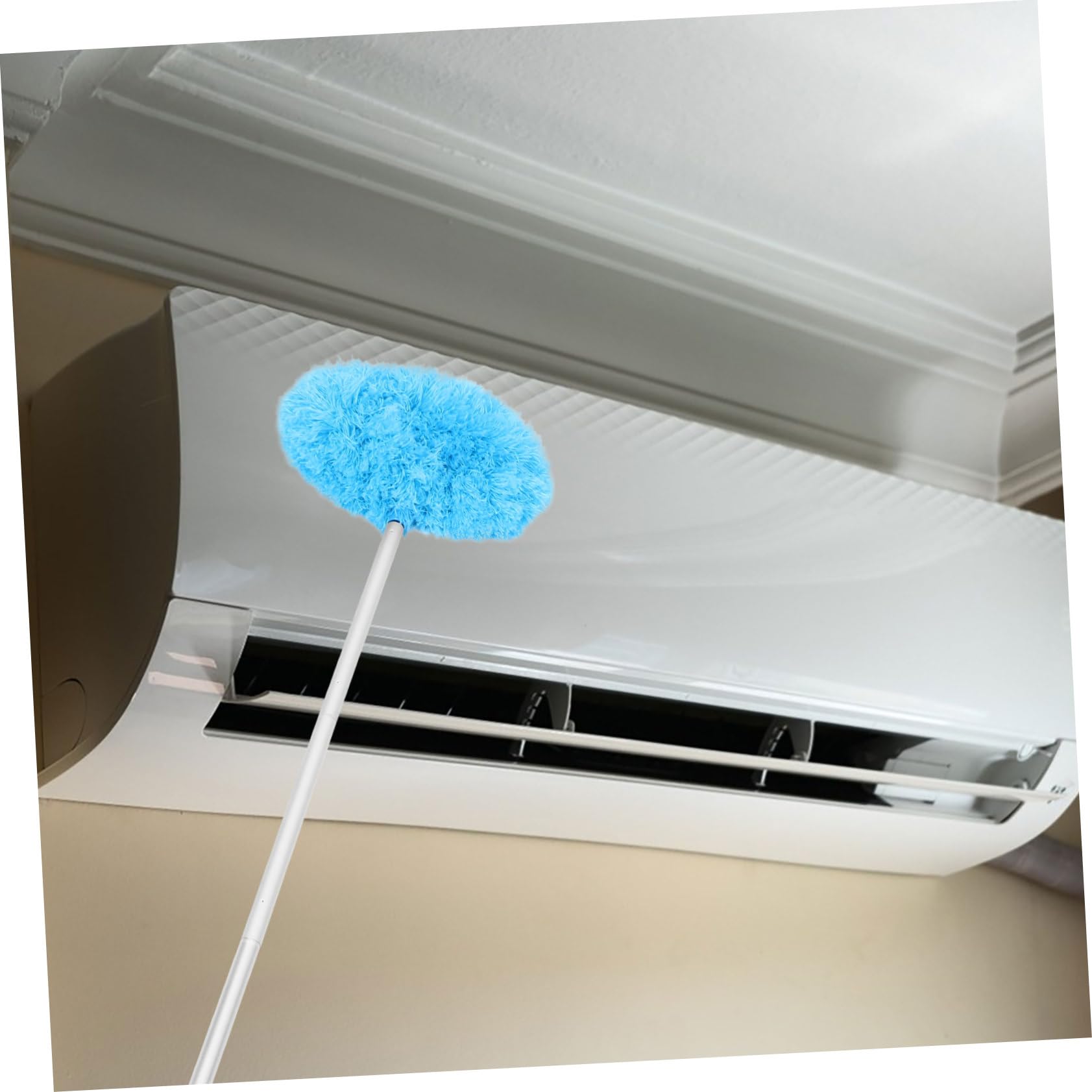 FOMIYES Ceiling Fan Duster Extension Pole Washable Duster Brush for High Ceilings Remover