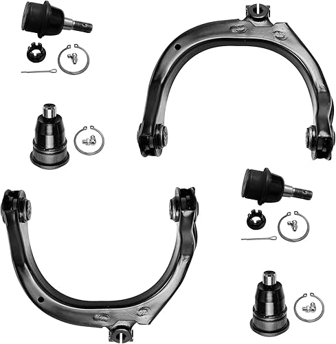 Miniatura 523 de Detroit Axle - Kit de extremo delantero de 14 piezas para Hyundai Tucson 2005-2009 Kia Sportage 2005-2010 2 brazos de control inferiores, 2 rótulas