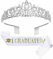 ティアラ１その3 Amazon.co.jp: UUYYEO 卒業パーティー用品キット キラキラメタル