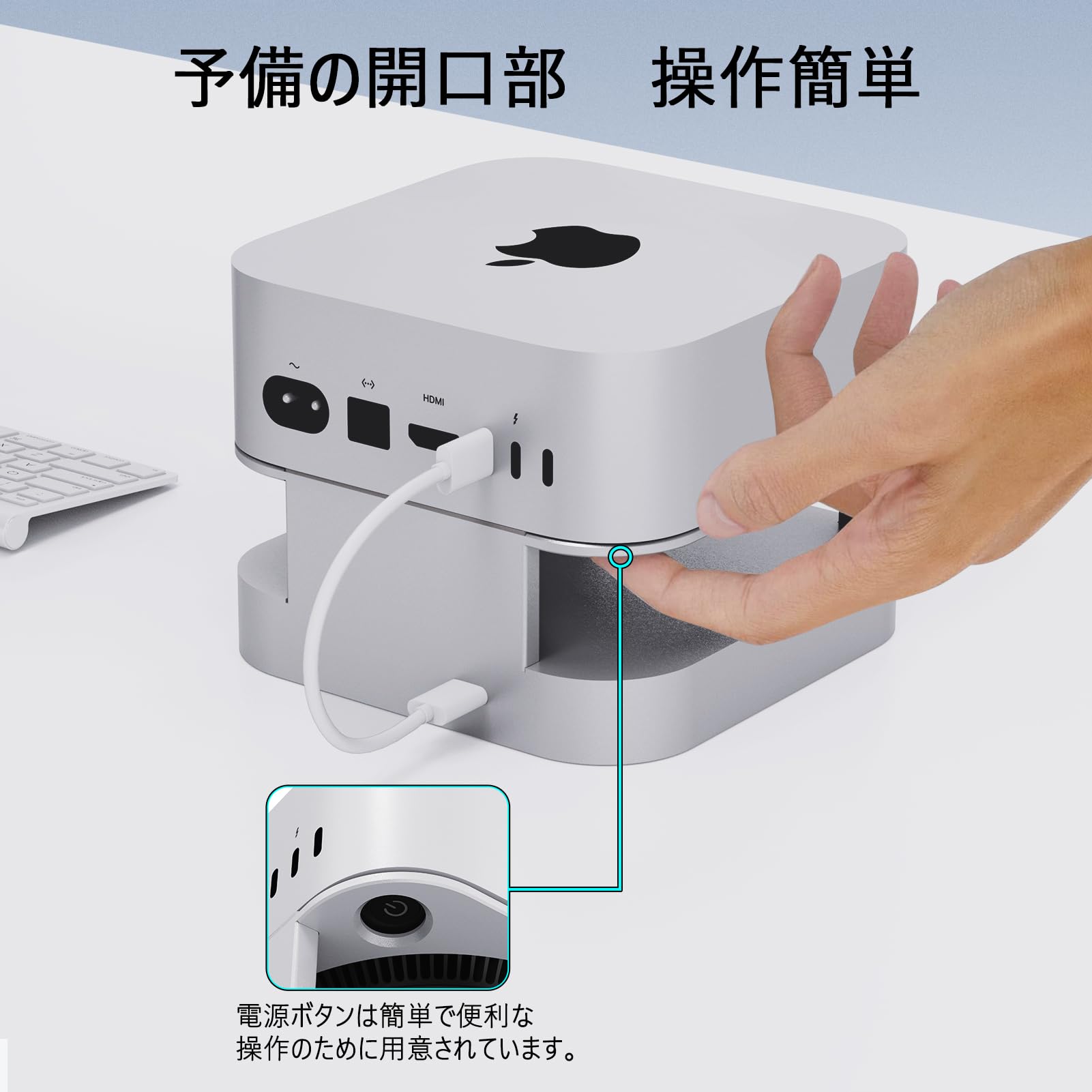 Amazon.co.jp: ZepSon Mac Mini M4 USB-C ハブ ひとつで たくさん、お