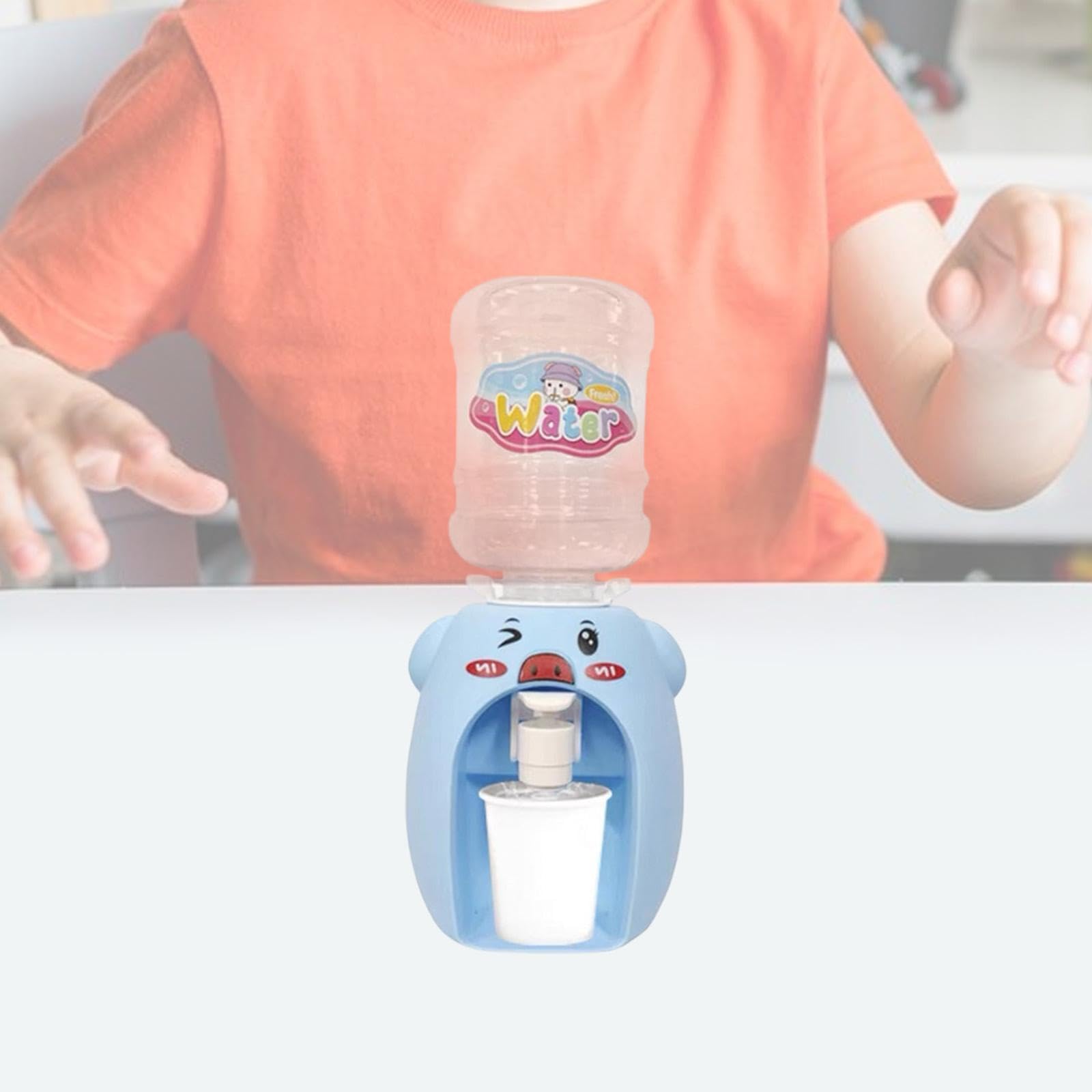 Mini Distributeur d'eau Jouet pour Enfants, Fontaines à Boire Amusantes, Simulation Jouer Maison Jouets pour Garçons et Filles/Jaune - Jeux - Jouets