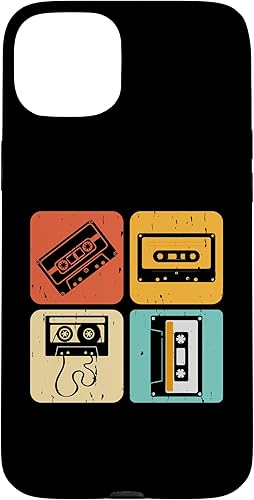 Miniatura 15 de Cassette Tape Music 70s 80s 90s Retro Playlist Case for iPhone 16 Pro Max