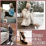NEW YOUNG 3 Leggings doublés de polaire avec des poches pour les femmes Thermique haute taille doux Yoga pantalons d'entraînement d'hiver