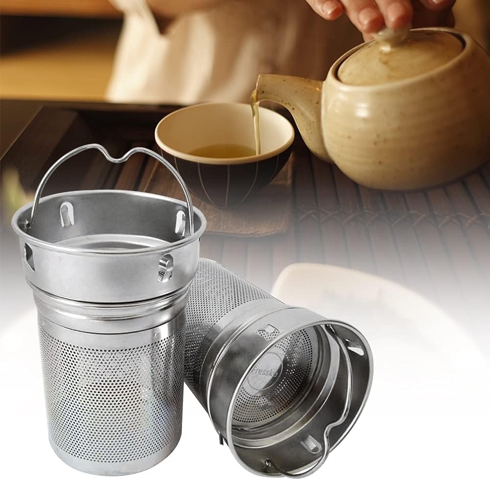 Filter Drinking Hole Non-Rust Cup Hiking Stainless Steel Office Portable Tea Strainer Tea Infusers