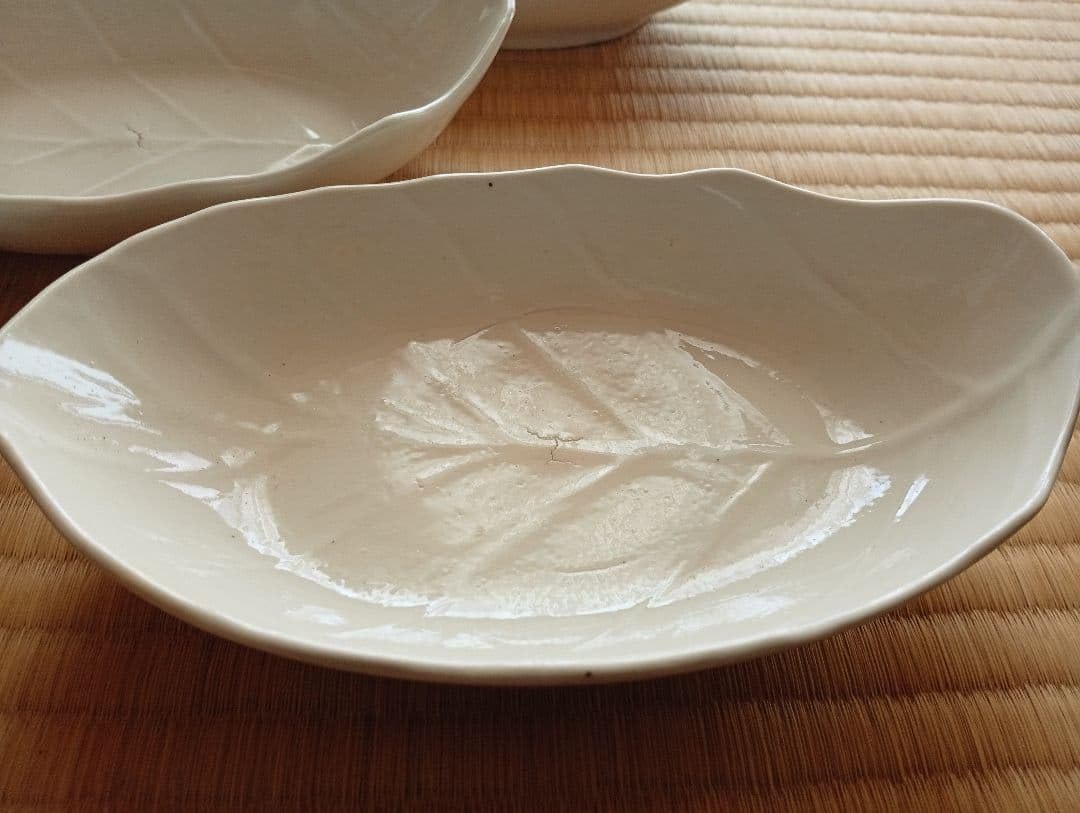 箱入 龍峰窯 青花手付多様皿4客 長角皿 盛皿 長方皿 長角盛付皿 青白釉