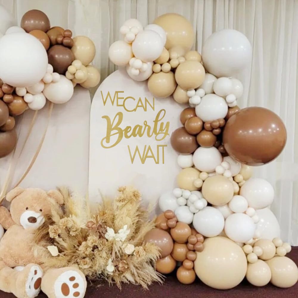 Bearly Wait Baby Shower Decorations We Can Bearly Wait Sign - Teddy ...