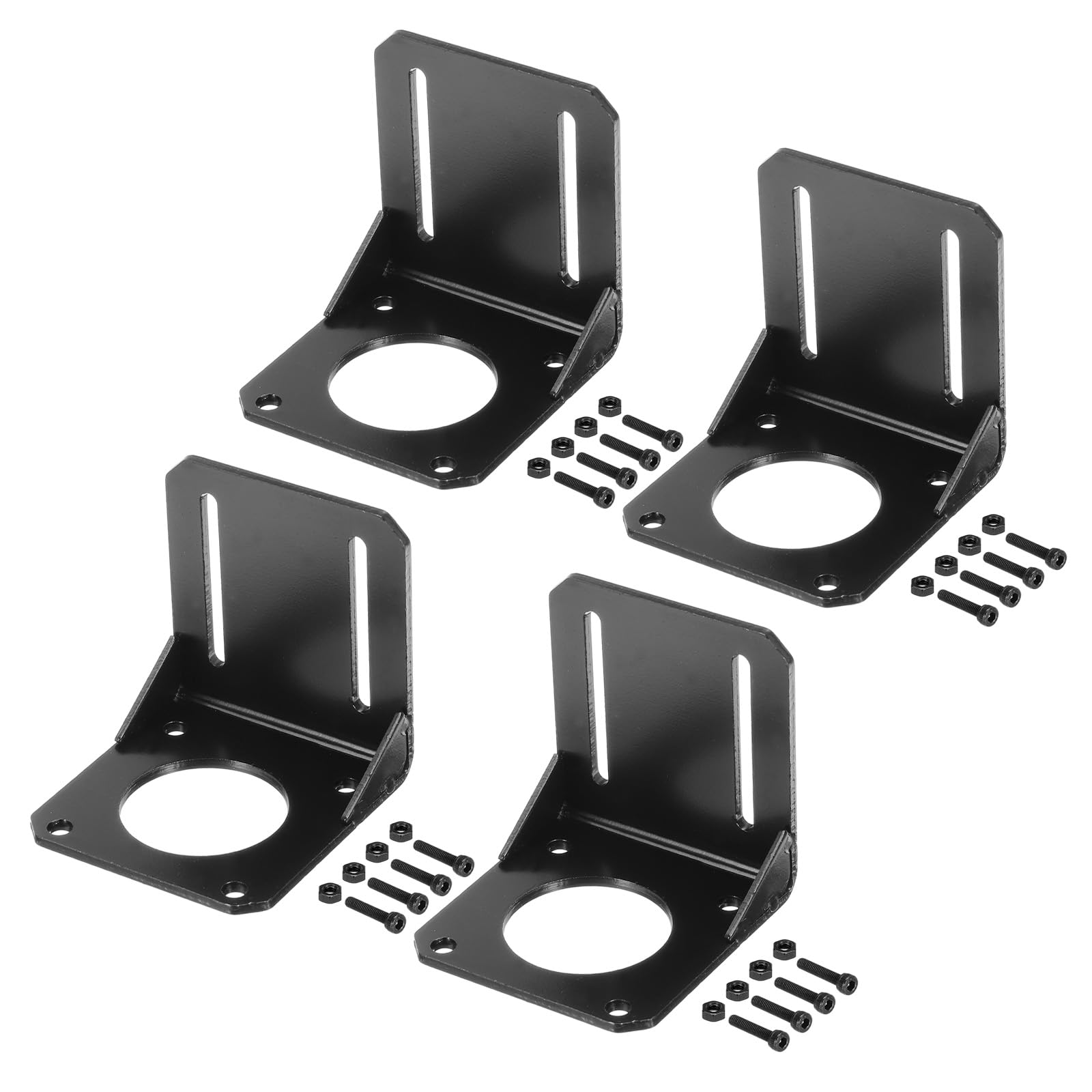 Sponsored Ad – Motor Bracket Motor Mounting Holder 68x65x68mm Black for 57mm NEMA 23 Stepper Motor with Screws 4 Set