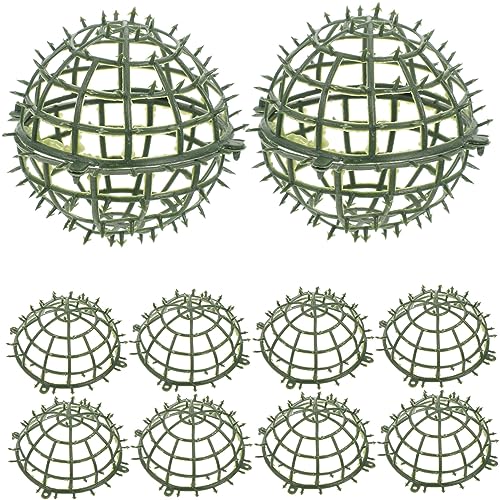 HOOTNEE 6pcs Grass Ball Rack Flower Holder for Wedding Garden Yard Decorative Ball Frame Stand