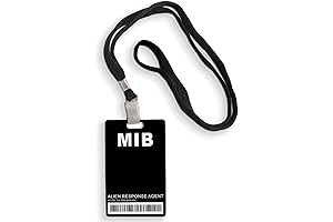 Official Agent Costume Men in Black ID Badge Prop Costume